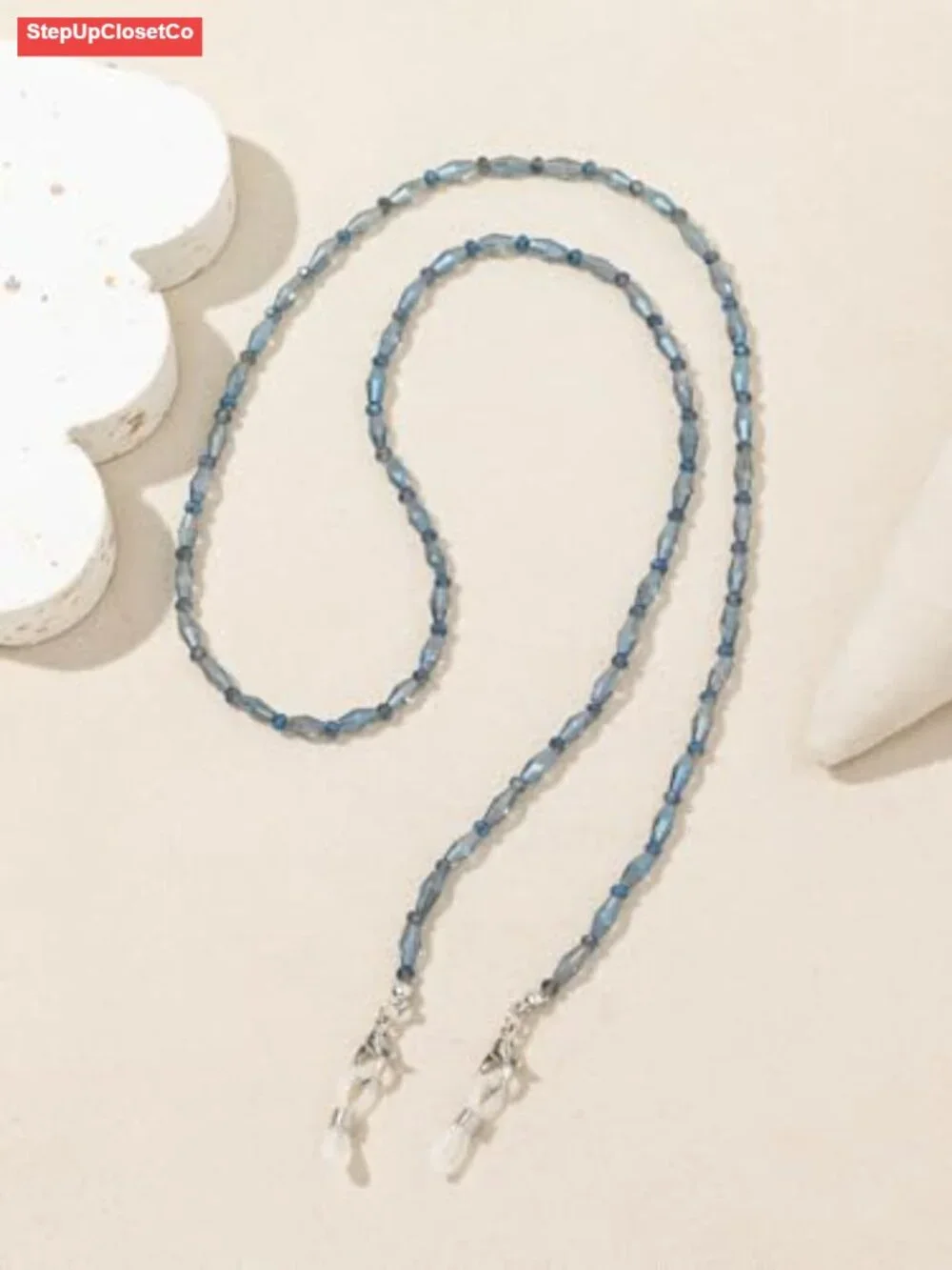 Crystal Beaded Eyeglasses Chain for Women Non-Slip Glasses Strap Holder